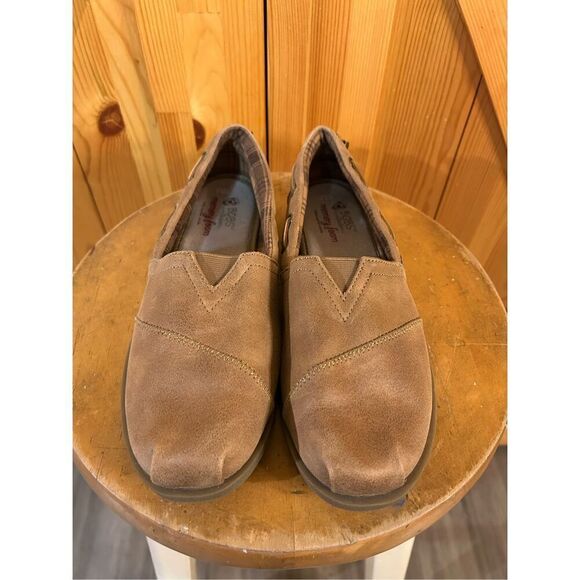 Bobs From Skechers Chill Luxe Buttoned Up 33731 Flats Women's Size 8.5 Brown - Picture 2 of 8